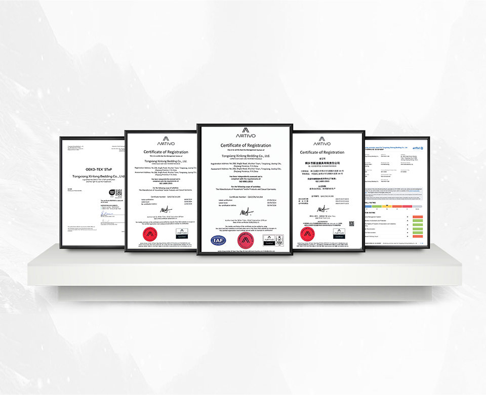 Tongxiang Xinlong Bedding Co.、Ltd。