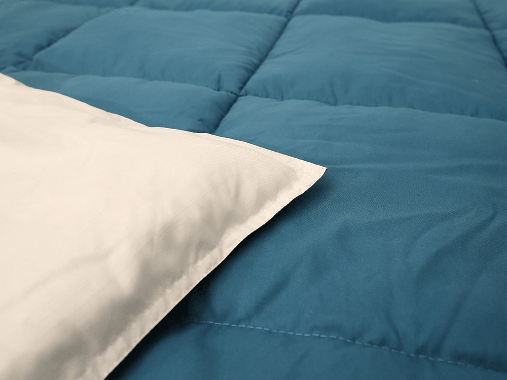 ダブルデュアルカラーポリエステルキルト